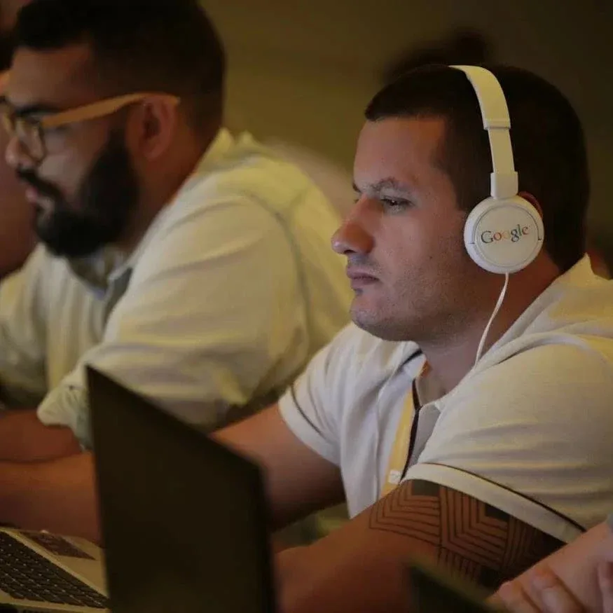Raphael Rizzo em treinamento do Google