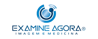 Logo Examine Agora – Imagem e Medicina — cliente da Agência Rizzo