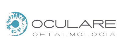 Logo Oculare Oftalmologia — cliente da Agência Rizzo